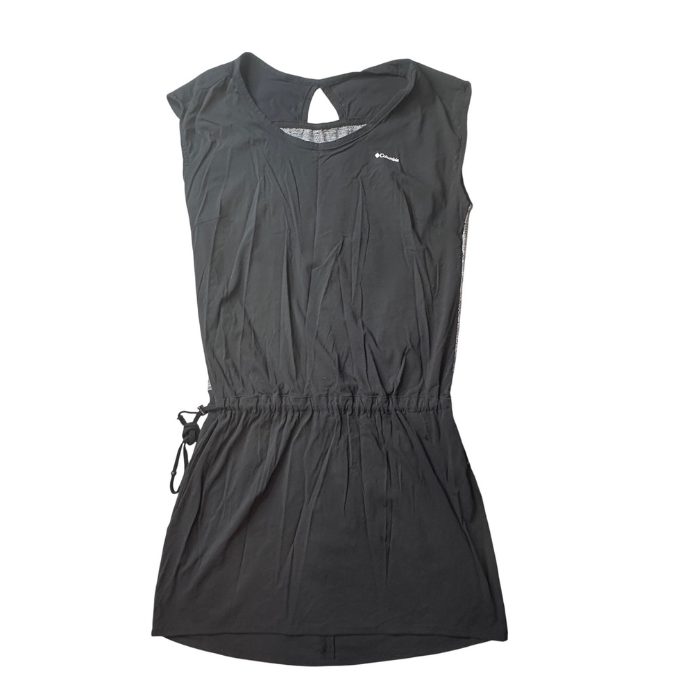 Columbia Dress Womens M‎ Black Grey Freezer III Sleeveless Active Hiking Outdoor